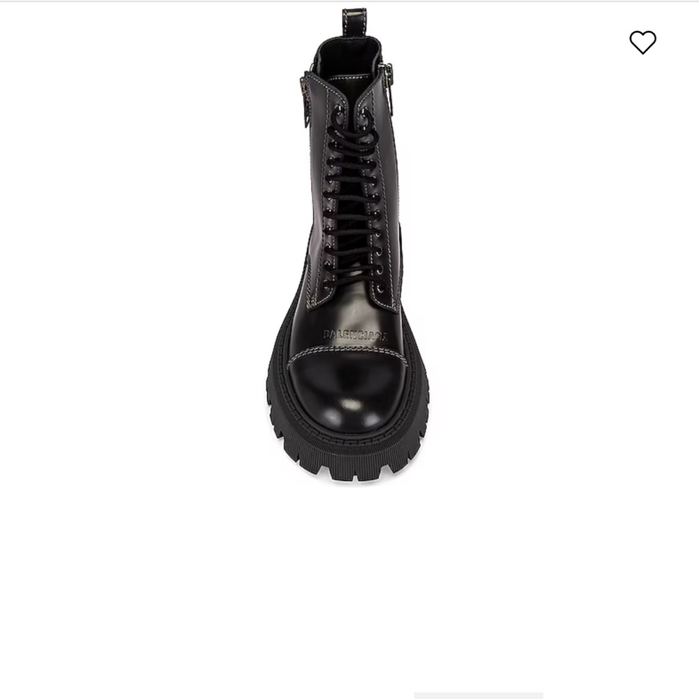 BALENCIAGA BLACK TRACTOR WOMAN BOOTS SIZE 9 BRAND NEW